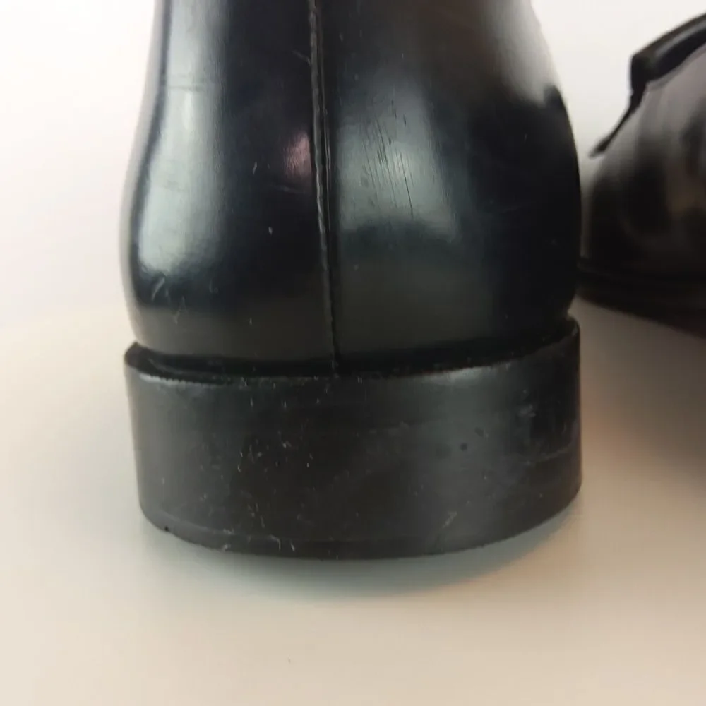 Bostonian classics black leather tassel loafers